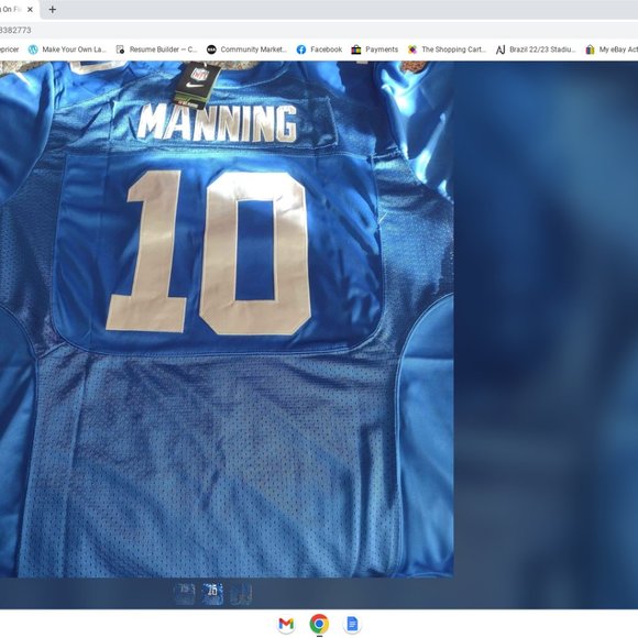 Nike | Shirts | Eli Manning Jersey Size 52 New Old Stock From 208 Nwt | Poshmark